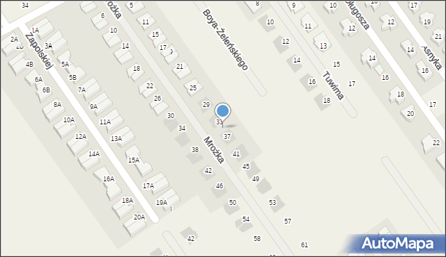 Gruszczyn, Mrożka Sławomira, 35, mapa Gruszczyn