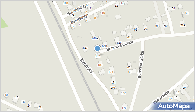 Jaworzno, Mroczka Andrzeja, ks., 182, mapa Jaworzno