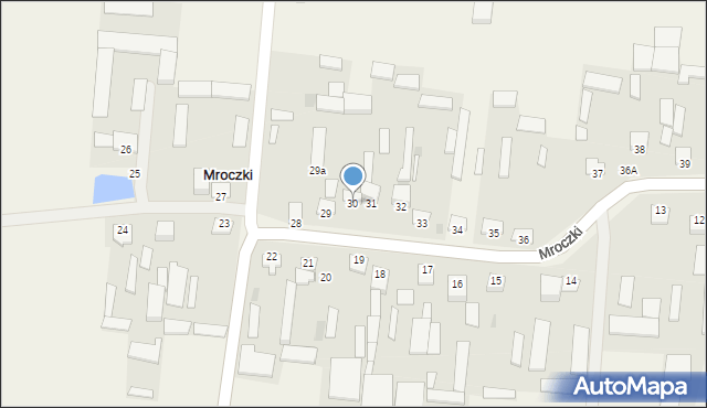 Mroczki, Mroczki, 30, mapa Mroczki