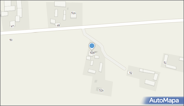 Mroczki, Mroczki, 52A, mapa Mroczki