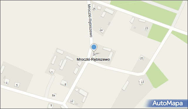 Mroczki-Rębiszewo, Mroczki-Rębiszewo, 14, mapa Mroczki-Rębiszewo