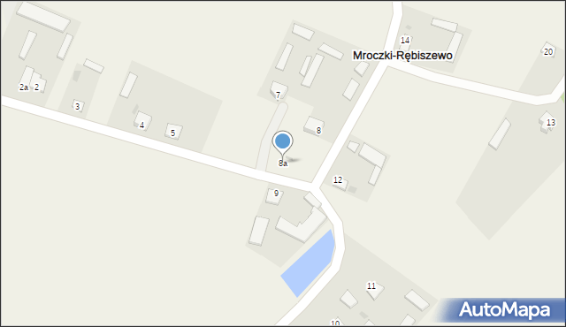 Mroczki-Rębiszewo, Mroczki-Rębiszewo, 8a, mapa Mroczki-Rębiszewo