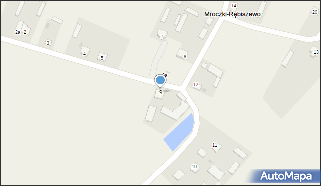 Mroczki-Rębiszewo, Mroczki-Rębiszewo, 9, mapa Mroczki-Rębiszewo