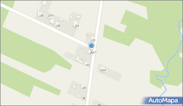 Mroczków, Mroczków, 102, mapa Mroczków