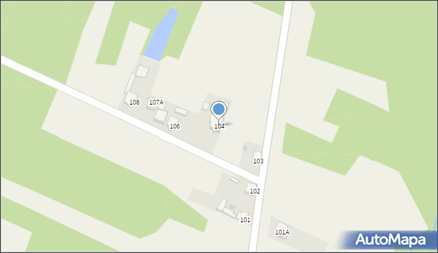 Mroczków, Mroczków, 104, mapa Mroczków