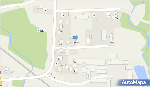 Mroczków, Mroczków, 13, mapa Mroczków