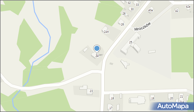 Mroczków, Mroczków, 24, mapa Mroczków