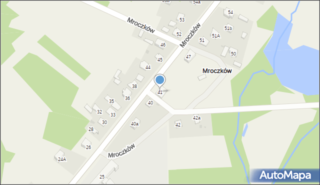 Mroczków, Mroczków, 41, mapa Mroczków