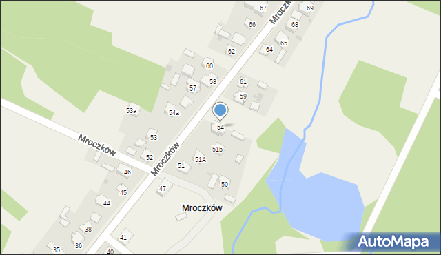 Mroczków, Mroczków, 54, mapa Mroczków