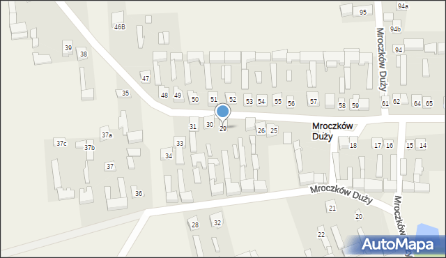 Mroczków Duży, Mroczków Duży, 29, mapa Mroczków Duży