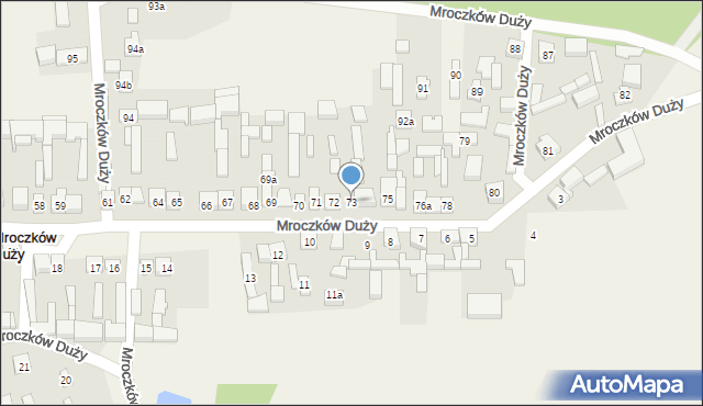Mroczków Duży, Mroczków Duży, 73, mapa Mroczków Duży