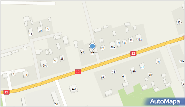 Mroczków Gościnny, Mroczków Gościnny, 27, mapa Mroczków Gościnny