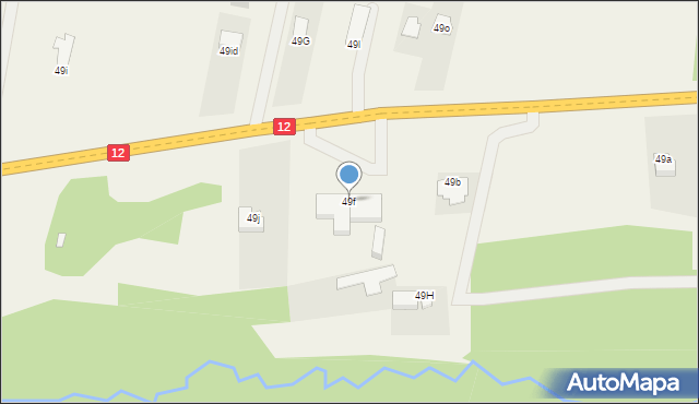 Mroczków Gościnny, Mroczków Gościnny, 49f, mapa Mroczków Gościnny