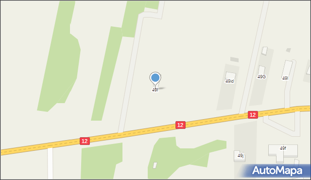 Mroczków Gościnny, Mroczków Gościnny, 49i, mapa Mroczków Gościnny