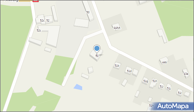 Mroczków Gościnny, Mroczków Gościnny, 51, mapa Mroczków Gościnny