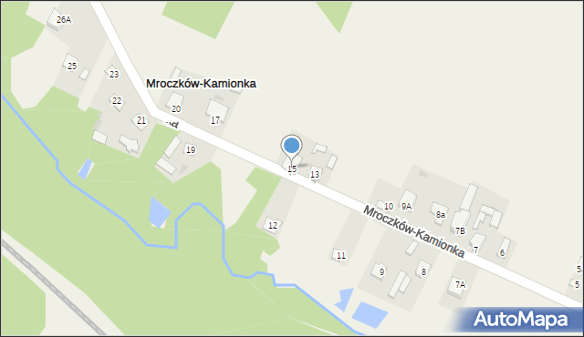 Mroczków-Kamionka, Mroczków-Kamionka, 15, mapa Mroczków-Kamionka