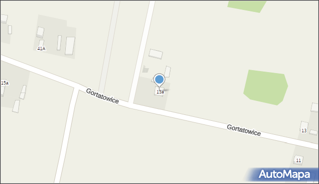 Mroczkowice, Mroczkowice, 13a, mapa Mroczkowice