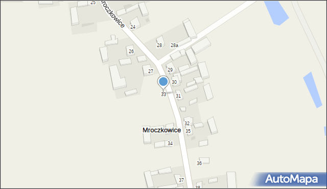 Mroczkowice, Mroczkowice, 33, mapa Mroczkowice