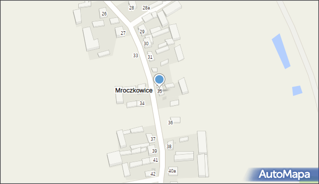 Mroczkowice, Mroczkowice, 35, mapa Mroczkowice