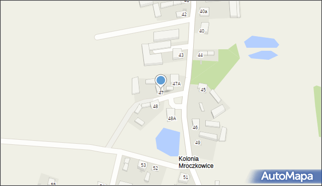 Mroczkowice, Mroczkowice, 47, mapa Mroczkowice