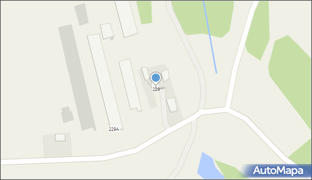 Mroczno, Mroczno, 229, mapa Mroczno