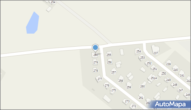 Mroczno, Mroczno, 280, mapa Mroczno