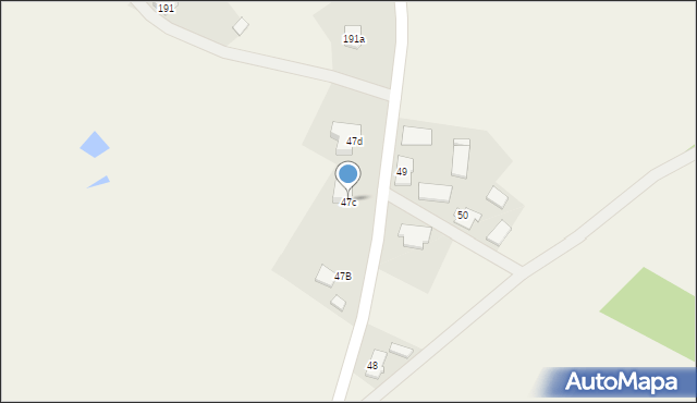 Mroczno, Mroczno, 47c, mapa Mroczno