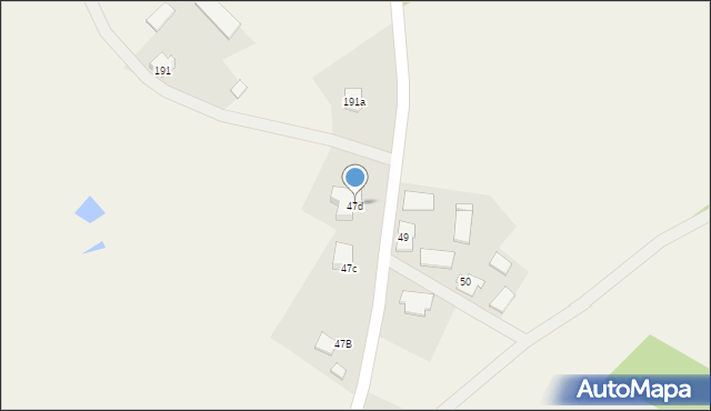 Mroczno, Mroczno, 47d, mapa Mroczno