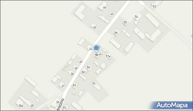 Mroczno, Mroczno, 58, mapa Mroczno