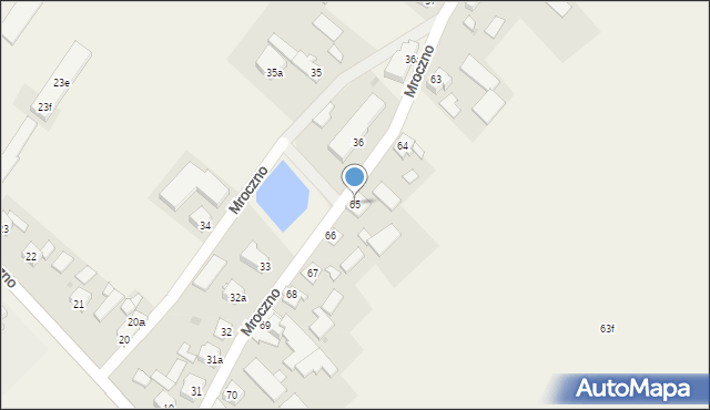 Mroczno, Mroczno, 65, mapa Mroczno