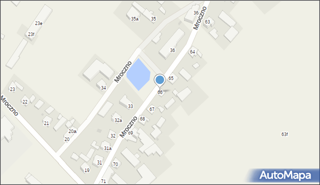Mroczno, Mroczno, 66, mapa Mroczno