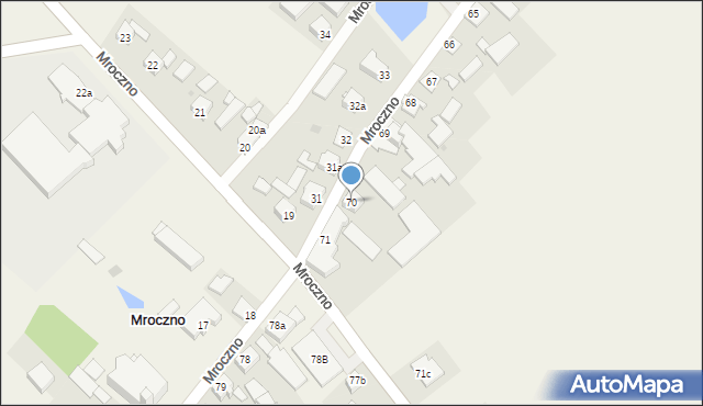 Mroczno, Mroczno, 70, mapa Mroczno