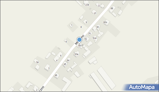 Mroczno, Mroczno, 93, mapa Mroczno