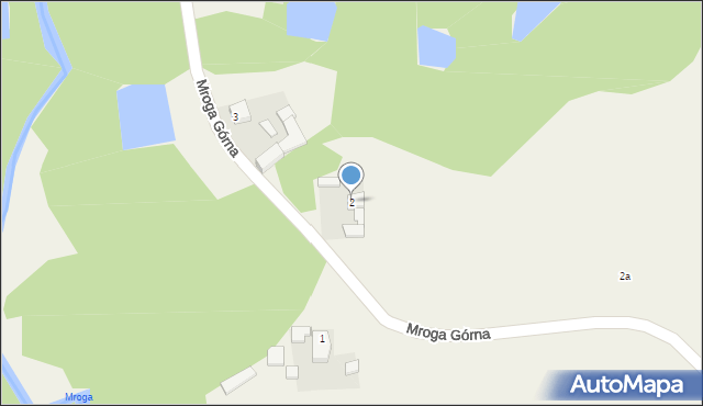 Mroga Górna, Mroga Górna, 2, mapa Mroga Górna