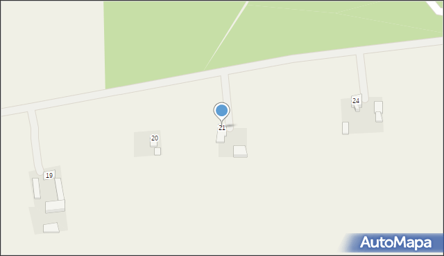 Mroga Górna, Mroga Górna, 21, mapa Mroga Górna