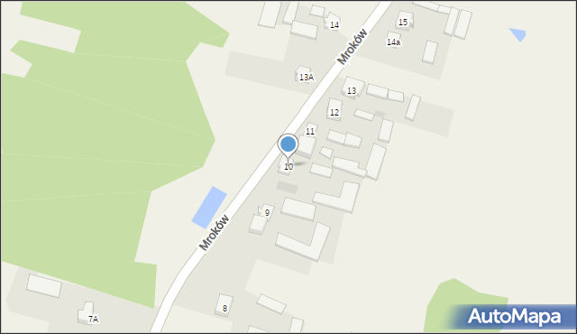 Mroków, Mroków, 10, mapa Mroków