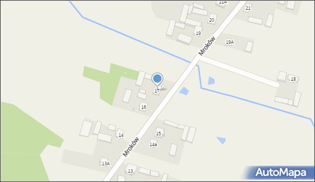 Mroków, Mroków, 17, mapa Mroków