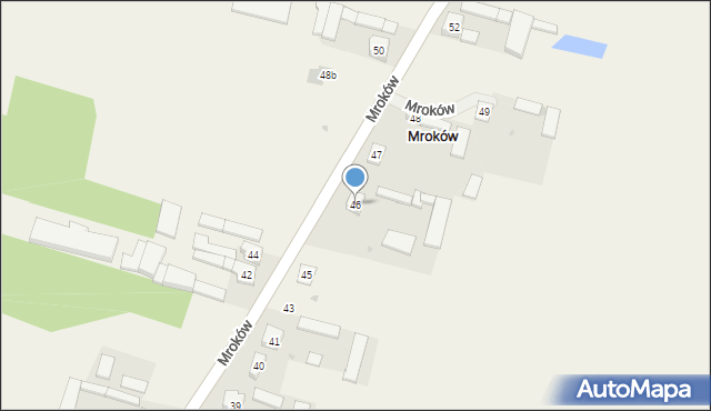 Mroków, Mroków, 46, mapa Mroków