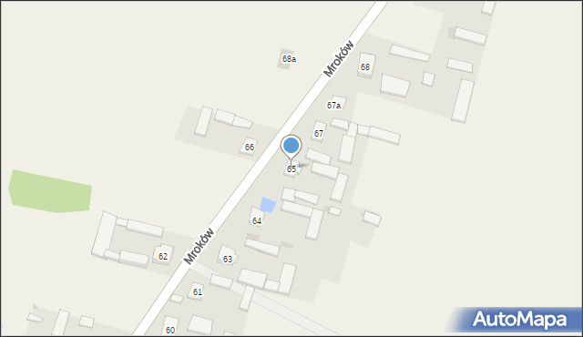 Mroków, Mroków, 65, mapa Mroków