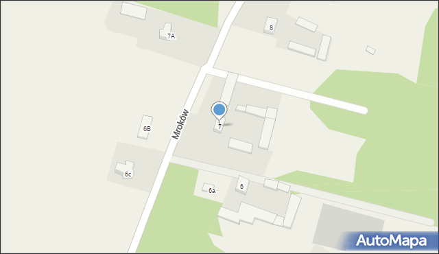 Mroków, Mroków, 7, mapa Mroków
