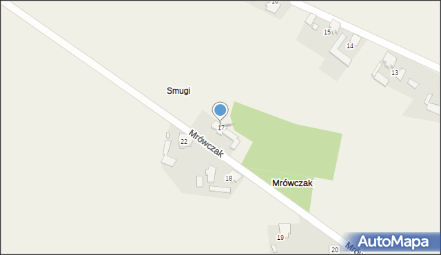 Mrówczak, Mrówczak, 17, mapa Mrówczak