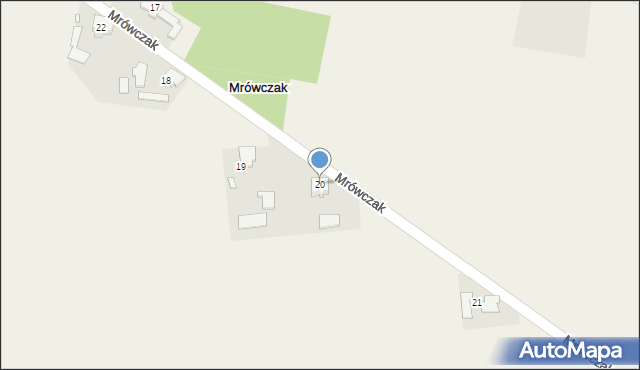 Mrówczak, Mrówczak, 20, mapa Mrówczak