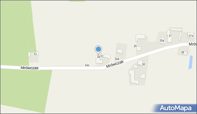 Mrówczak, Mrówczak, 34, mapa Mrówczak