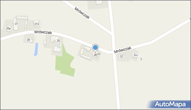Mrówczak, Mrówczak, 40, mapa Mrówczak