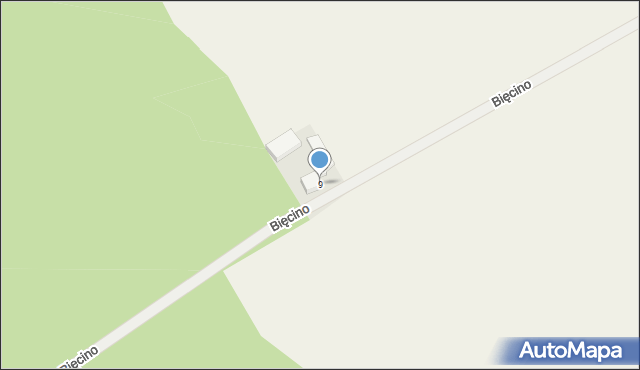 Mrówczyno, Mrówczyno, 9, mapa Mrówczyno