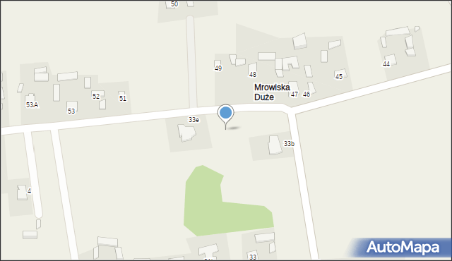 Mrowiska, Mrowiska, 33d, mapa Mrowiska
