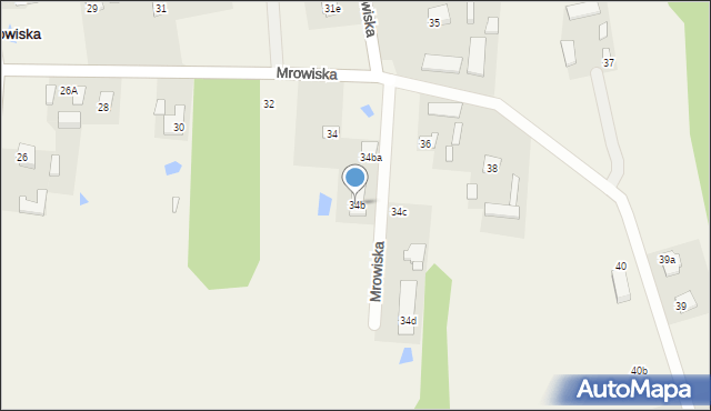 Mrowiska, Mrowiska, 34b, mapa Mrowiska