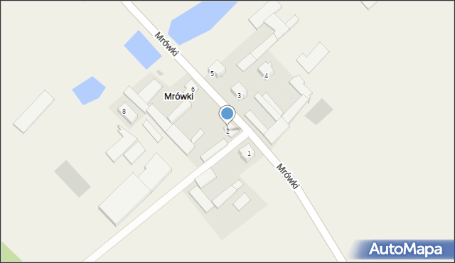 Mrówki, Mrówki, 2, mapa Mrówki