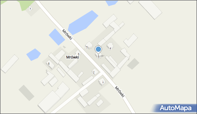 Mrówki, Mrówki, 3, mapa Mrówki