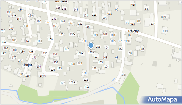 Mrowla, Mrowla, 120a, mapa Mrowla